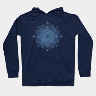 Floreal blue Hoodie